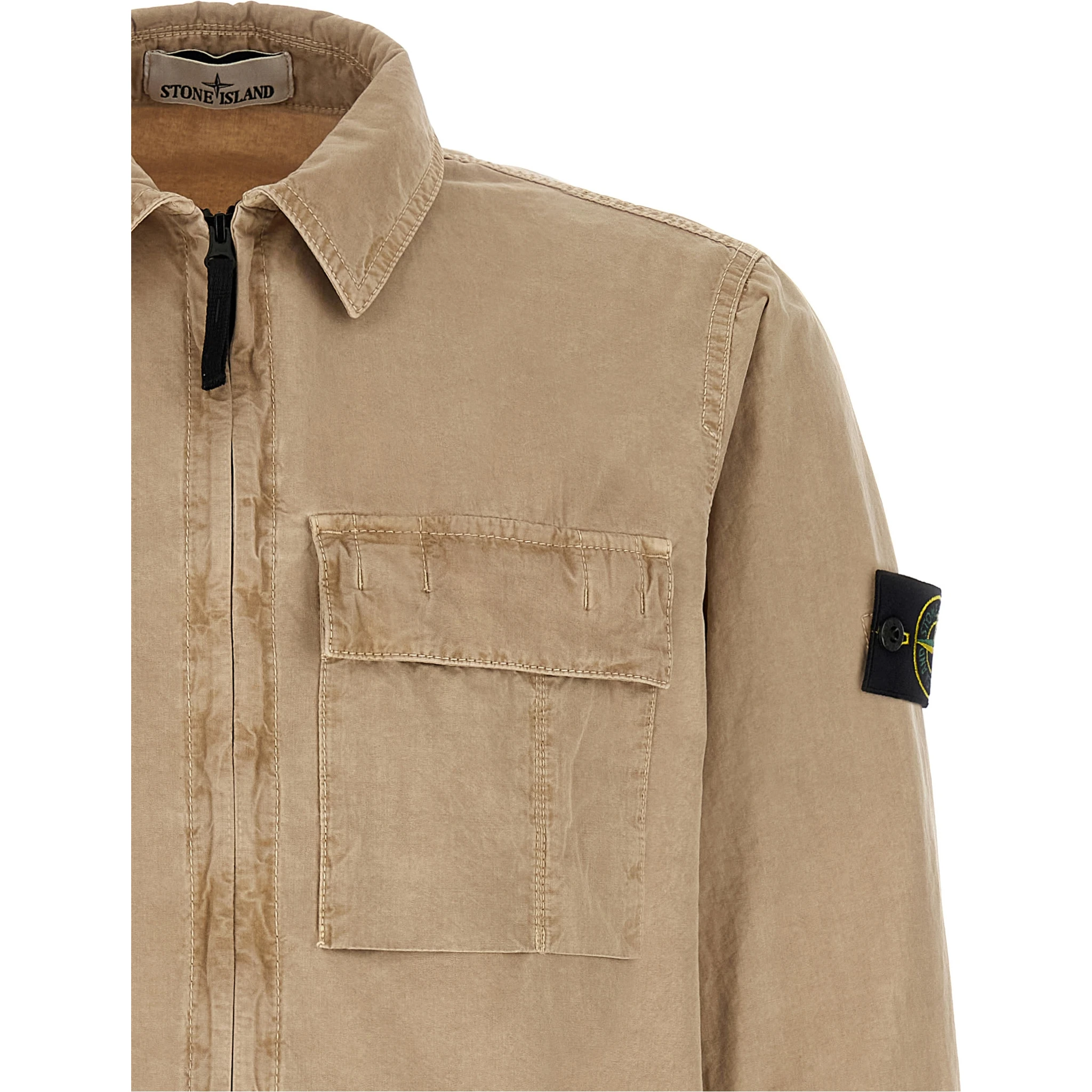 Beige Cotton Blouse
