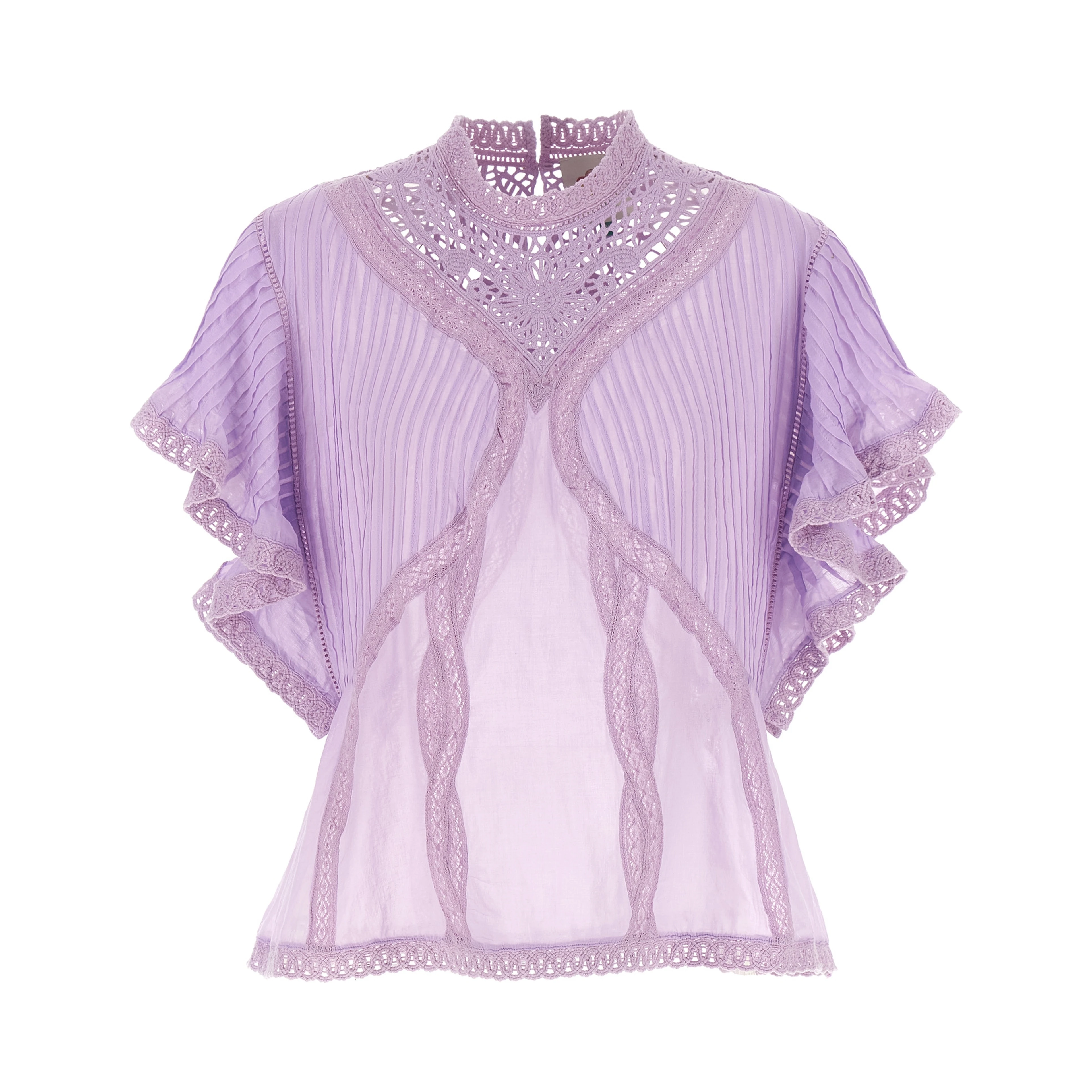 Purple Organic Cotton Blouse