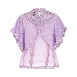 Purple Organic Cotton Blouse