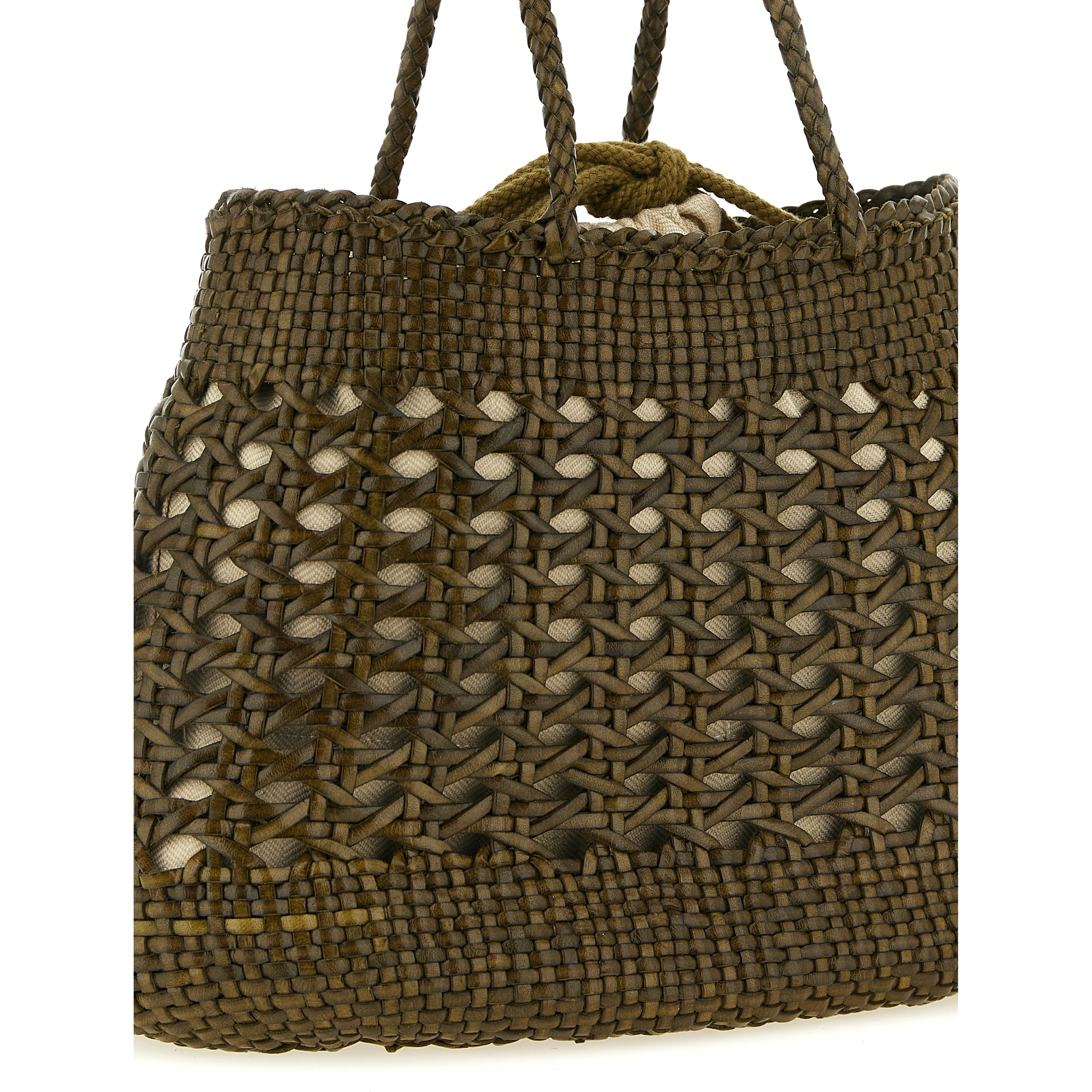 Bicolor Calfskin Handbag