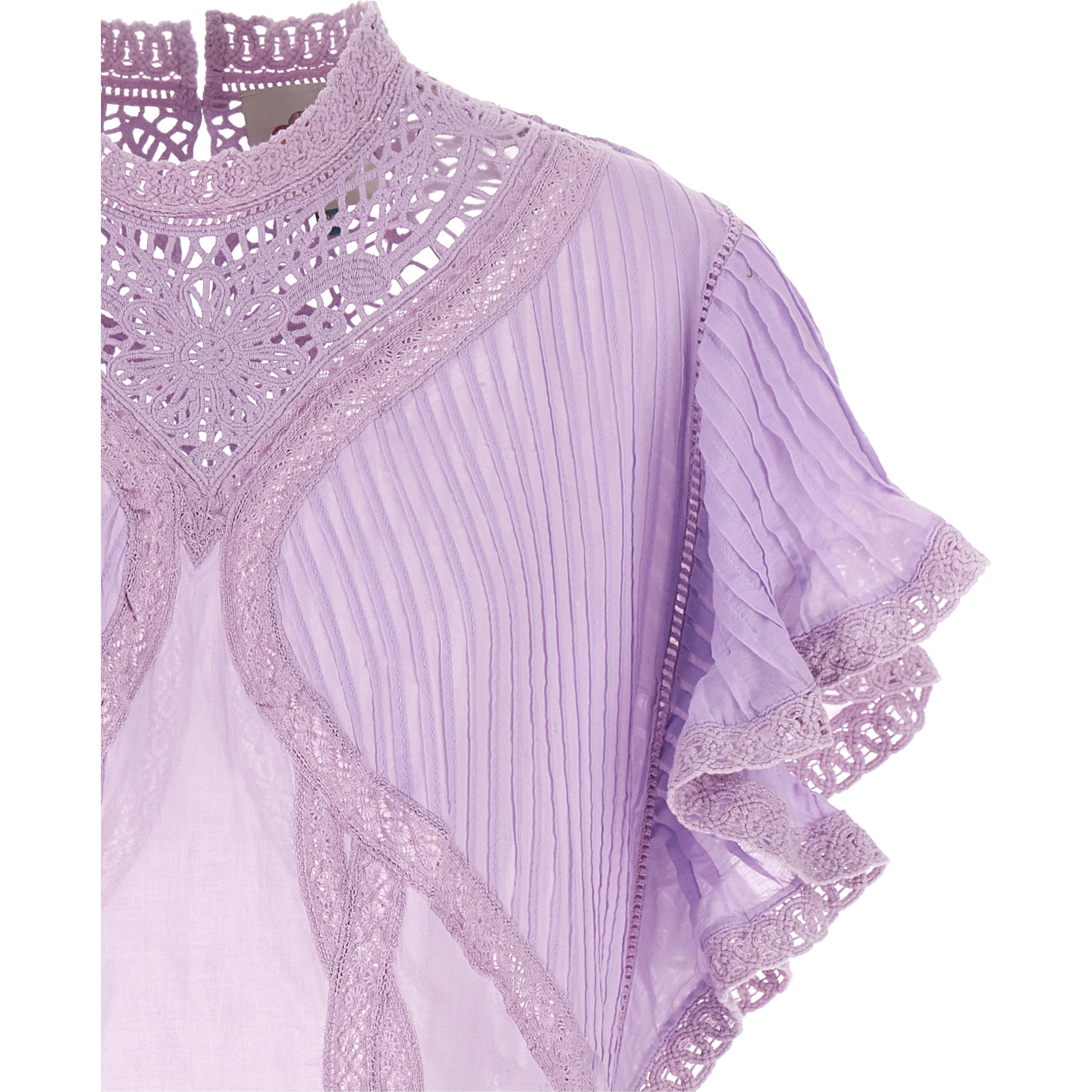 Purple Organic Cotton Blouse