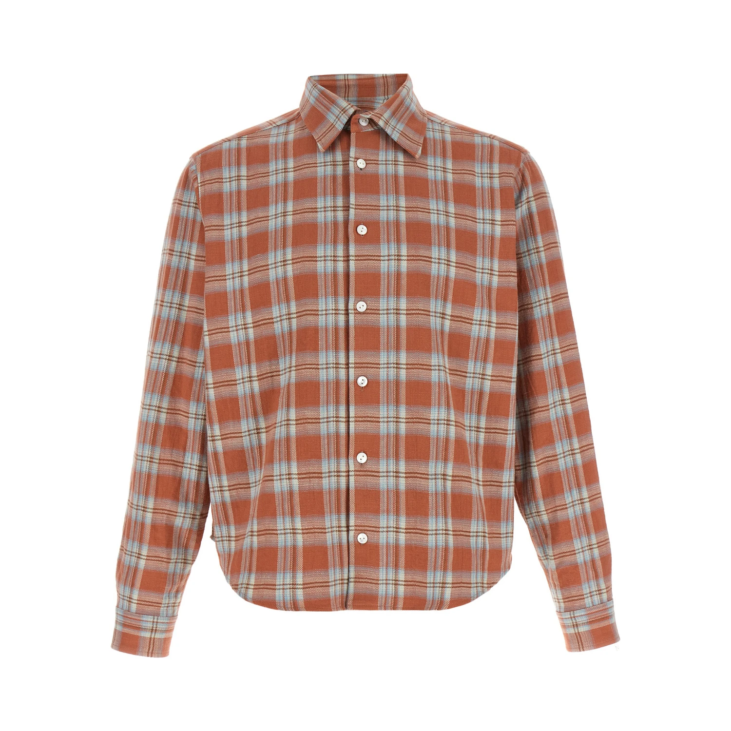 Orange Cotton Blouse