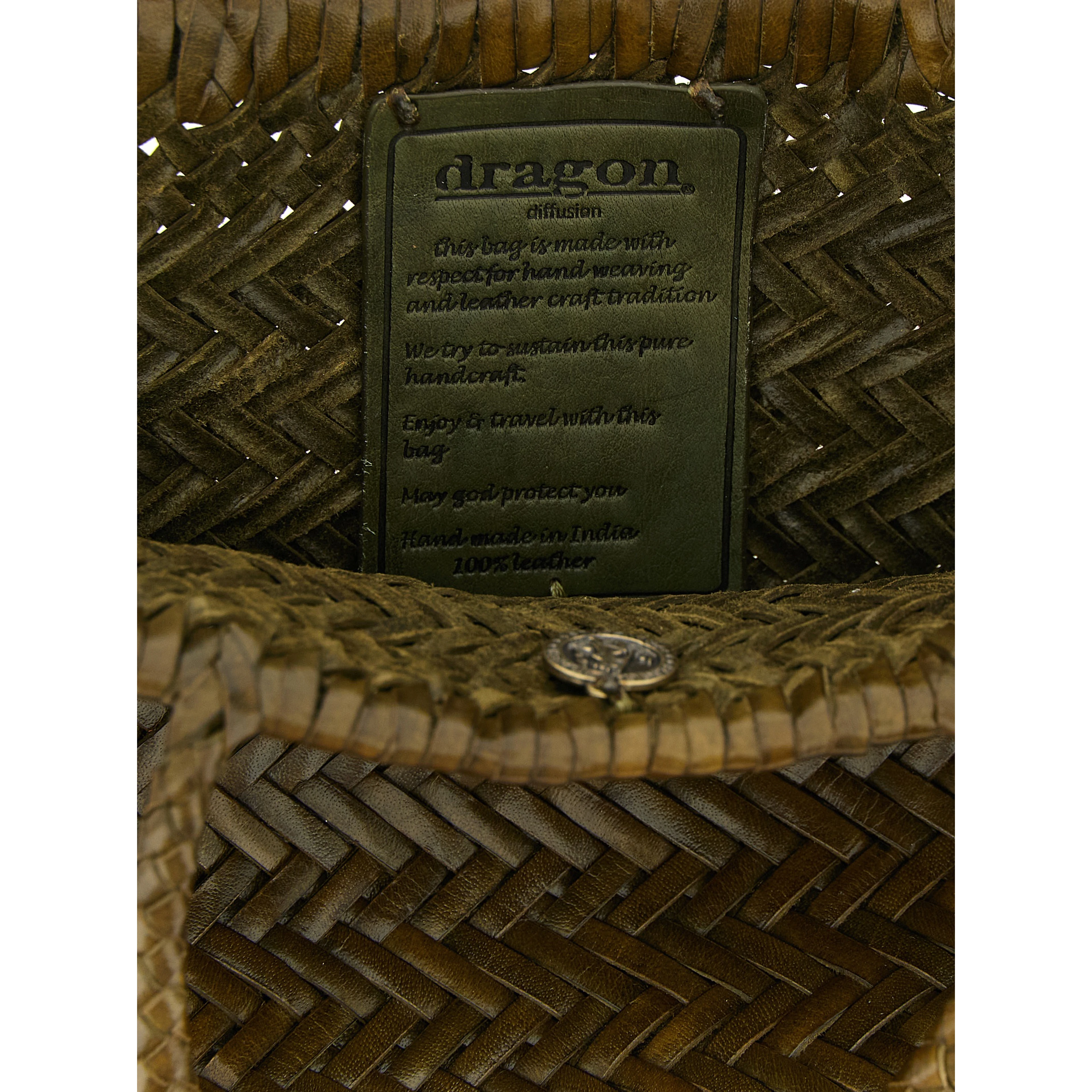 Bicolor Calfskin Handbag