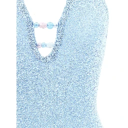 Blue Polyamide One-Piece Swimsuit