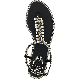 Bicolor Viscose Flat Sandals