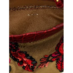 Multicolor Cotton Clutch Bag