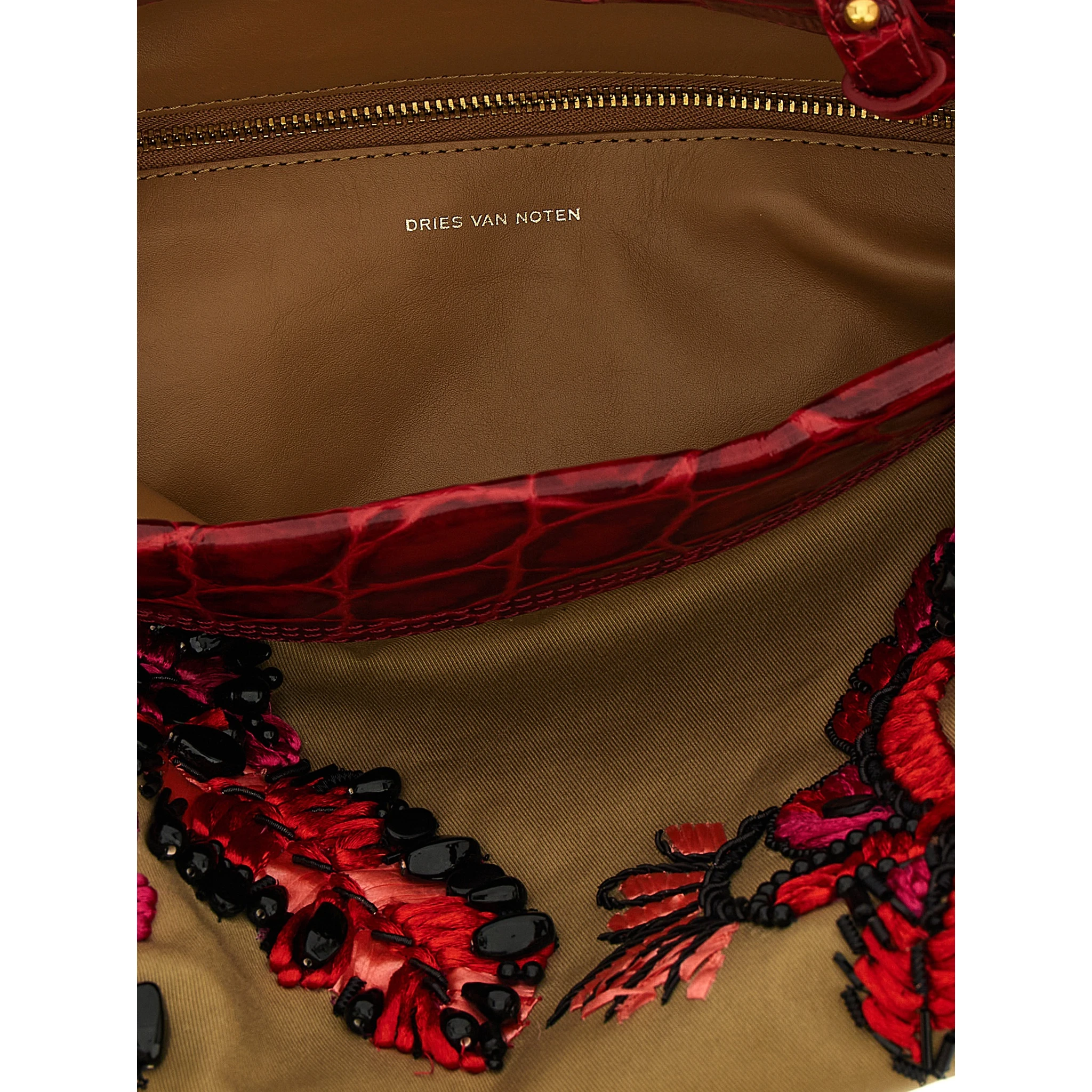 Multicolor Cotton Clutch Bag