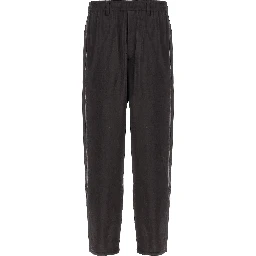 Brown Silk Athletic Pants