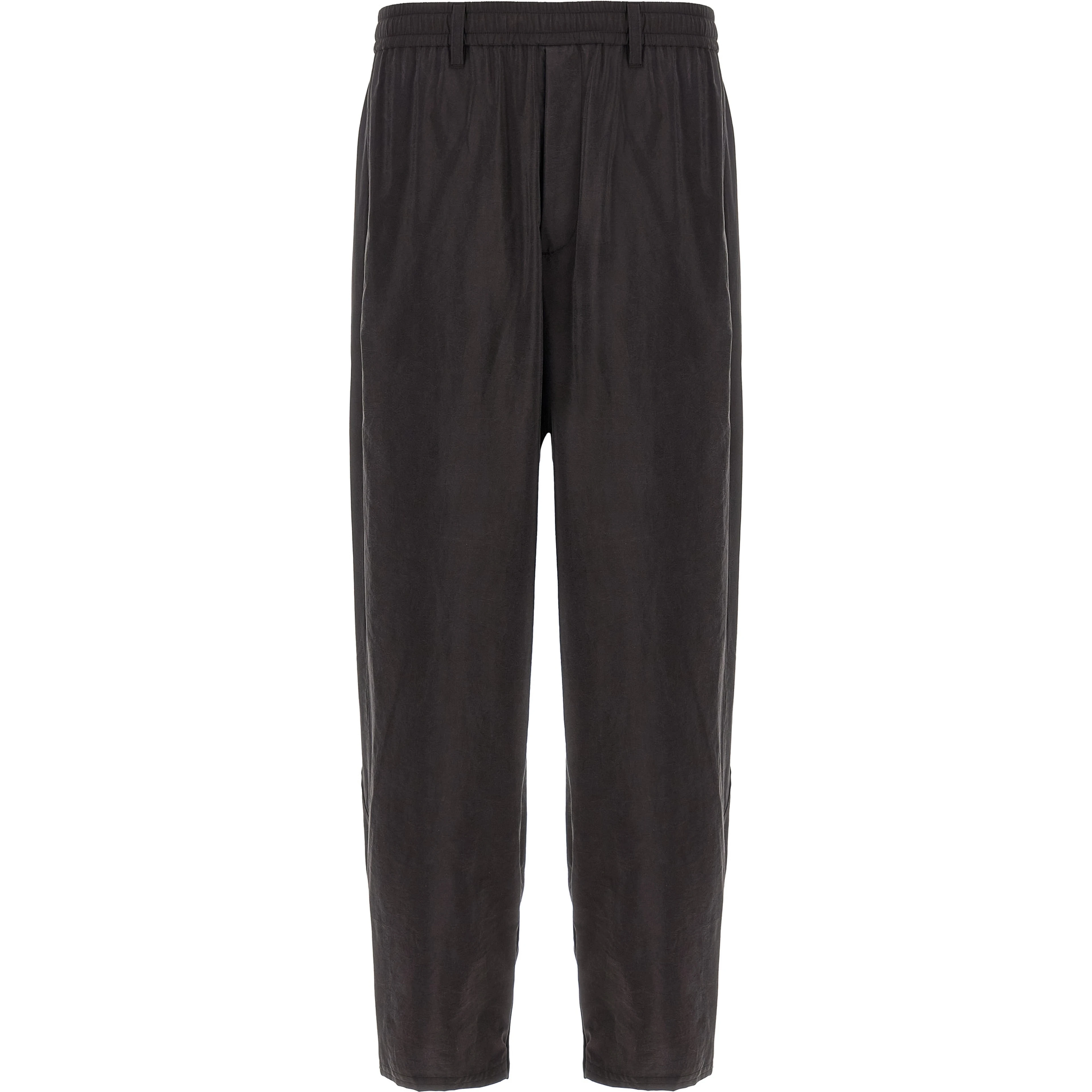 Brown Silk Athletic Pants