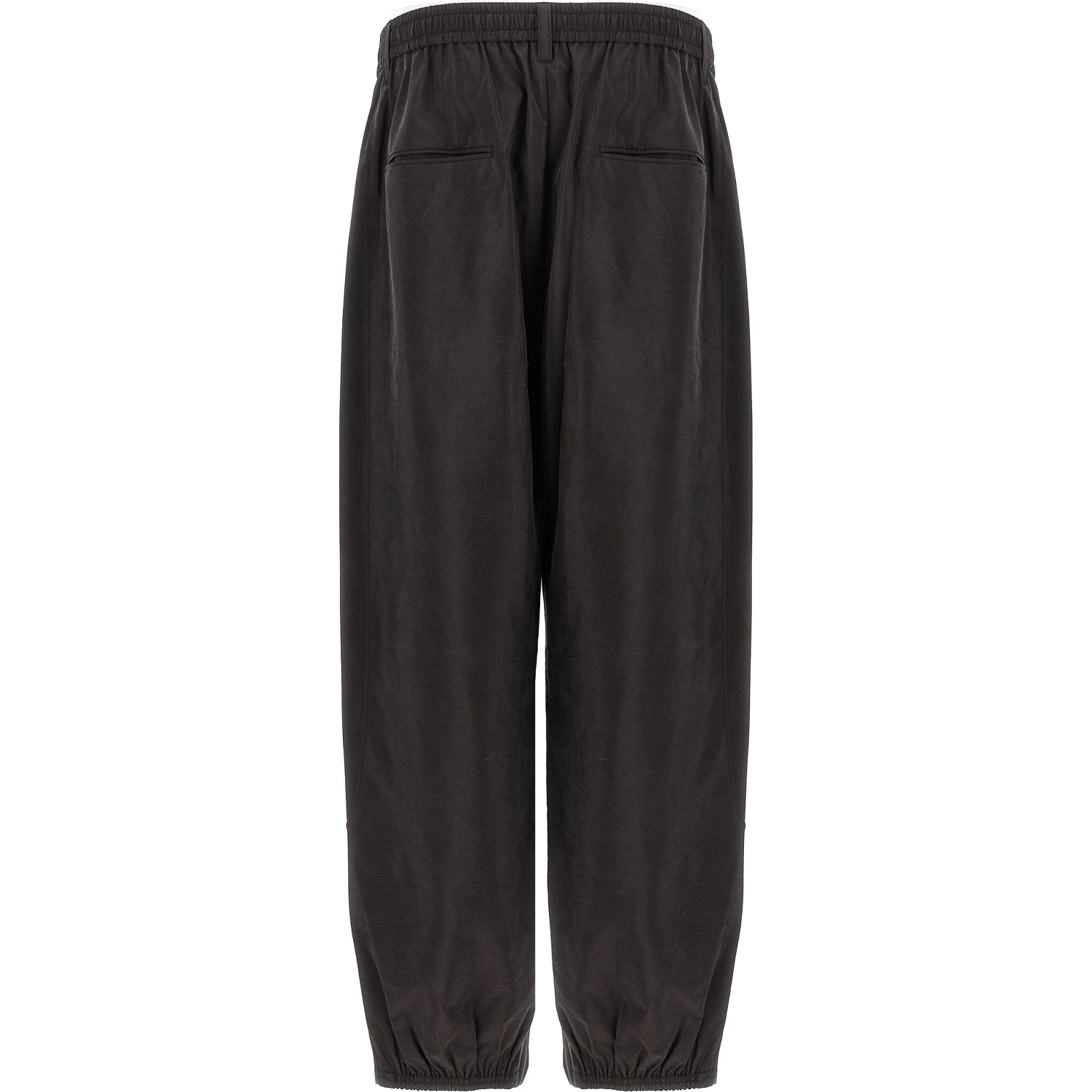 Brown Silk Athletic Pants