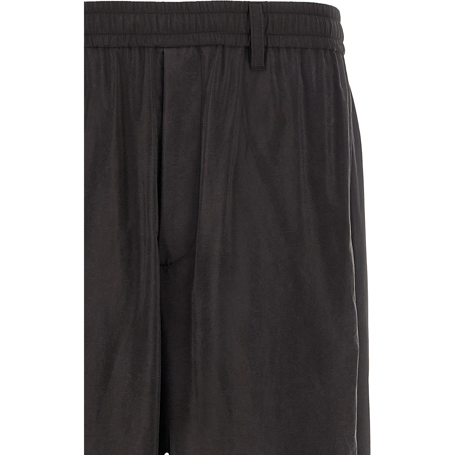 Brown Silk Athletic Pants