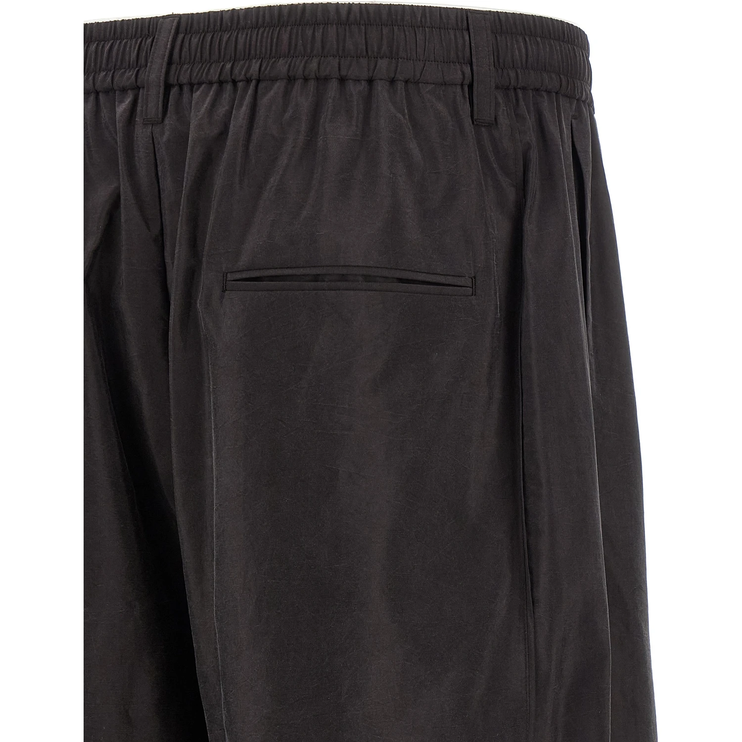 Brown Silk Athletic Pants