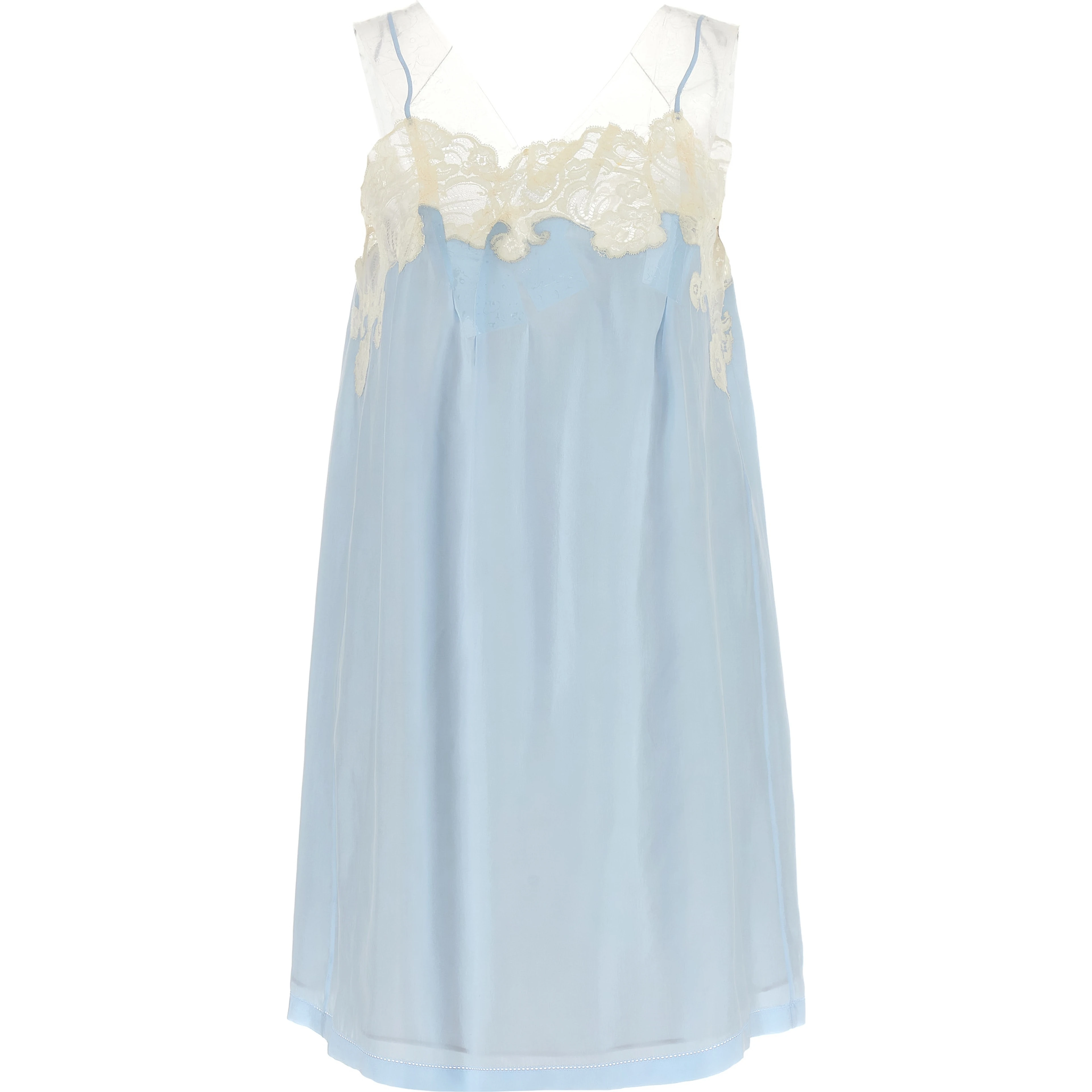 Blue Copper Short Dress