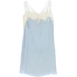 Blue Copper Short Dress