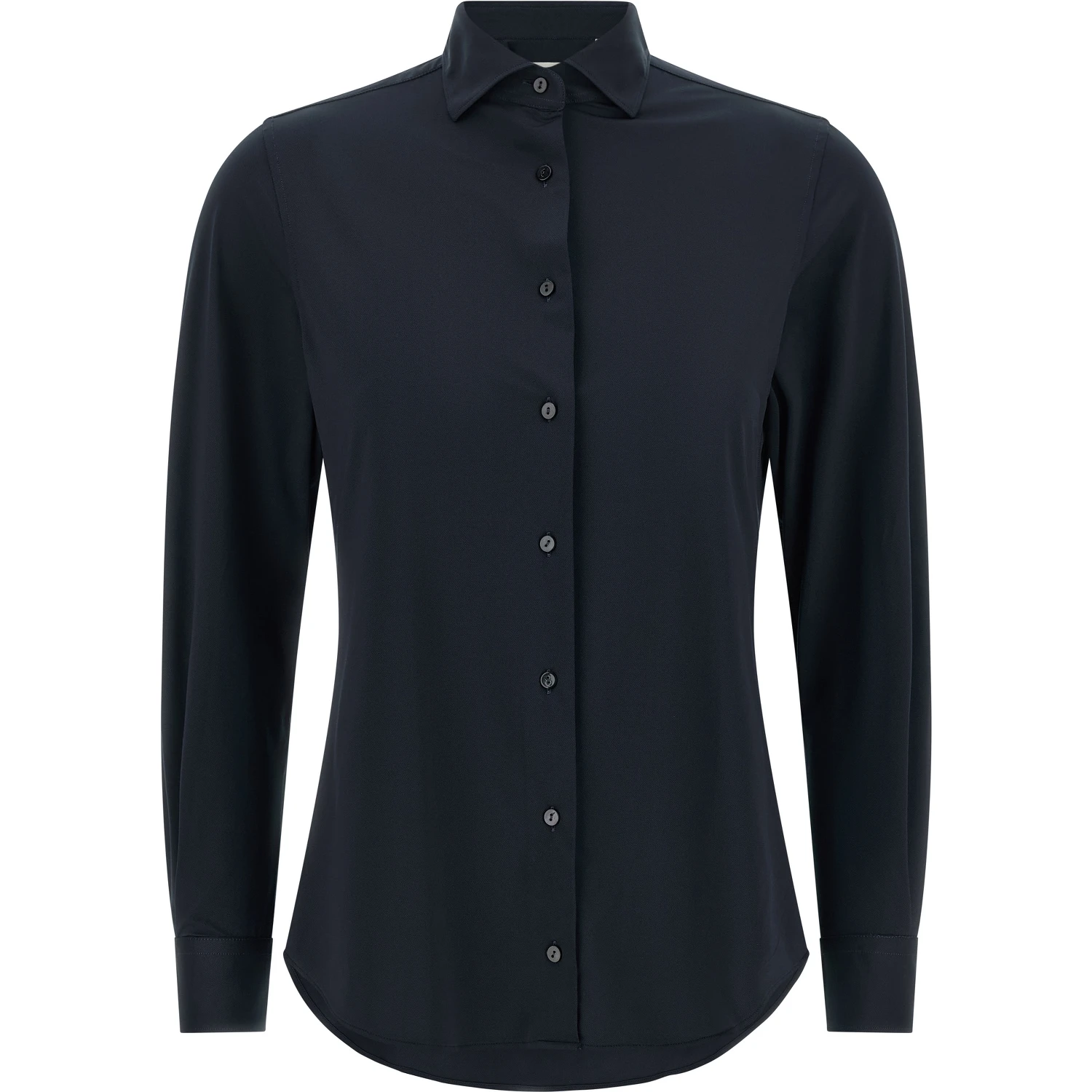 Blue Polyamide Blouse