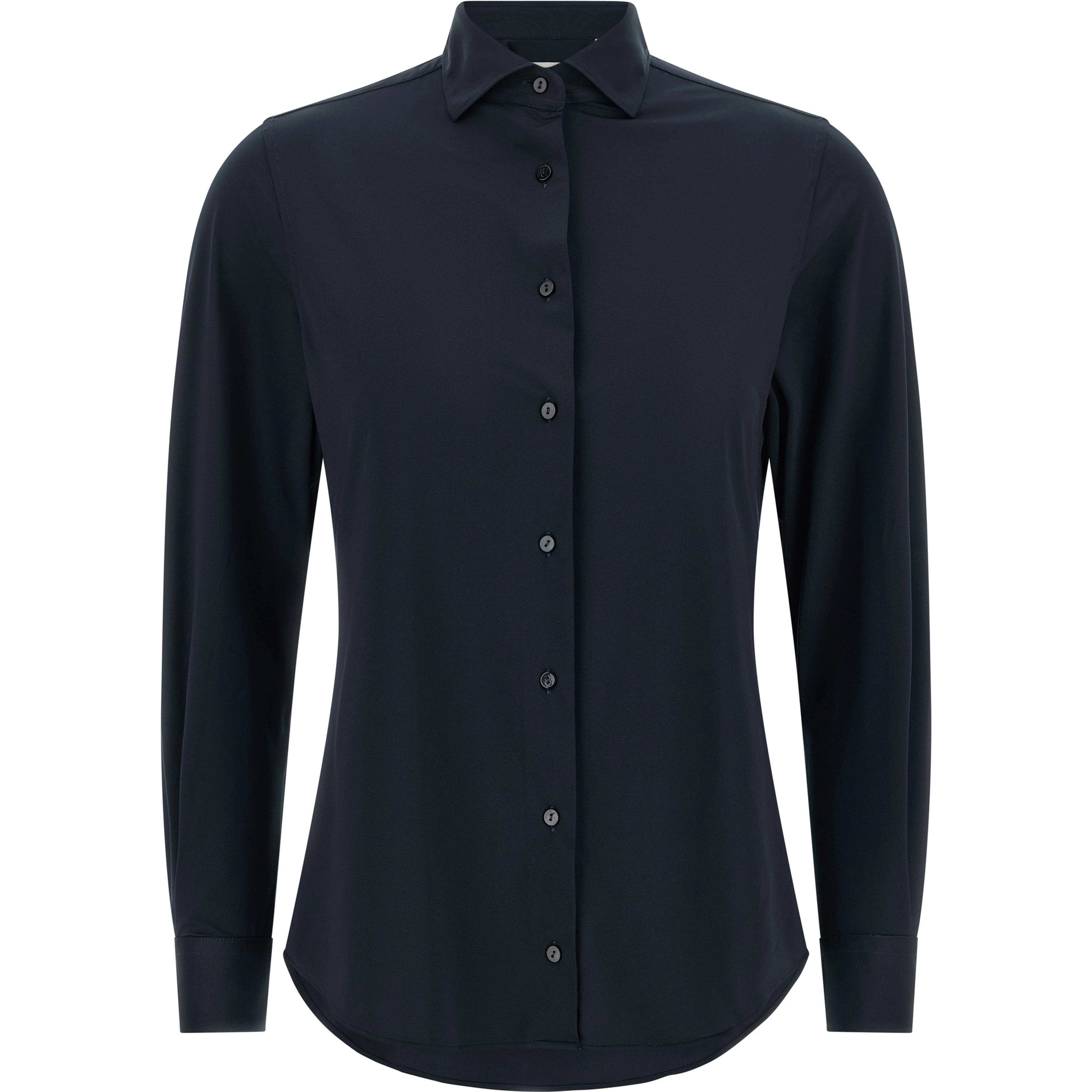 Blue Polyamide Blouse