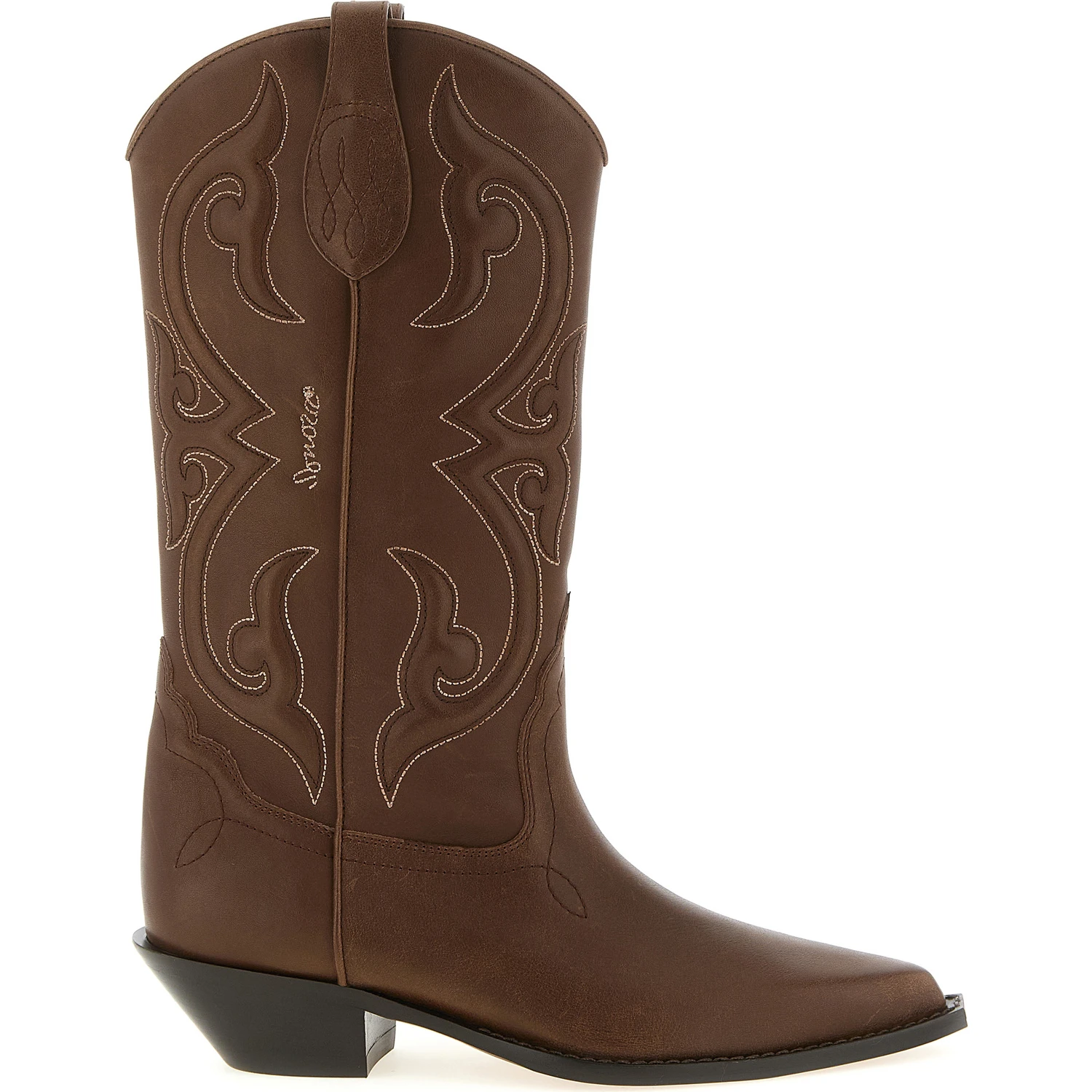 Brown Calfskin Chelsea Boots