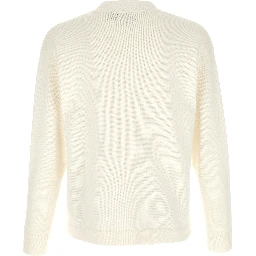 Bicolor Cotton Cardigan