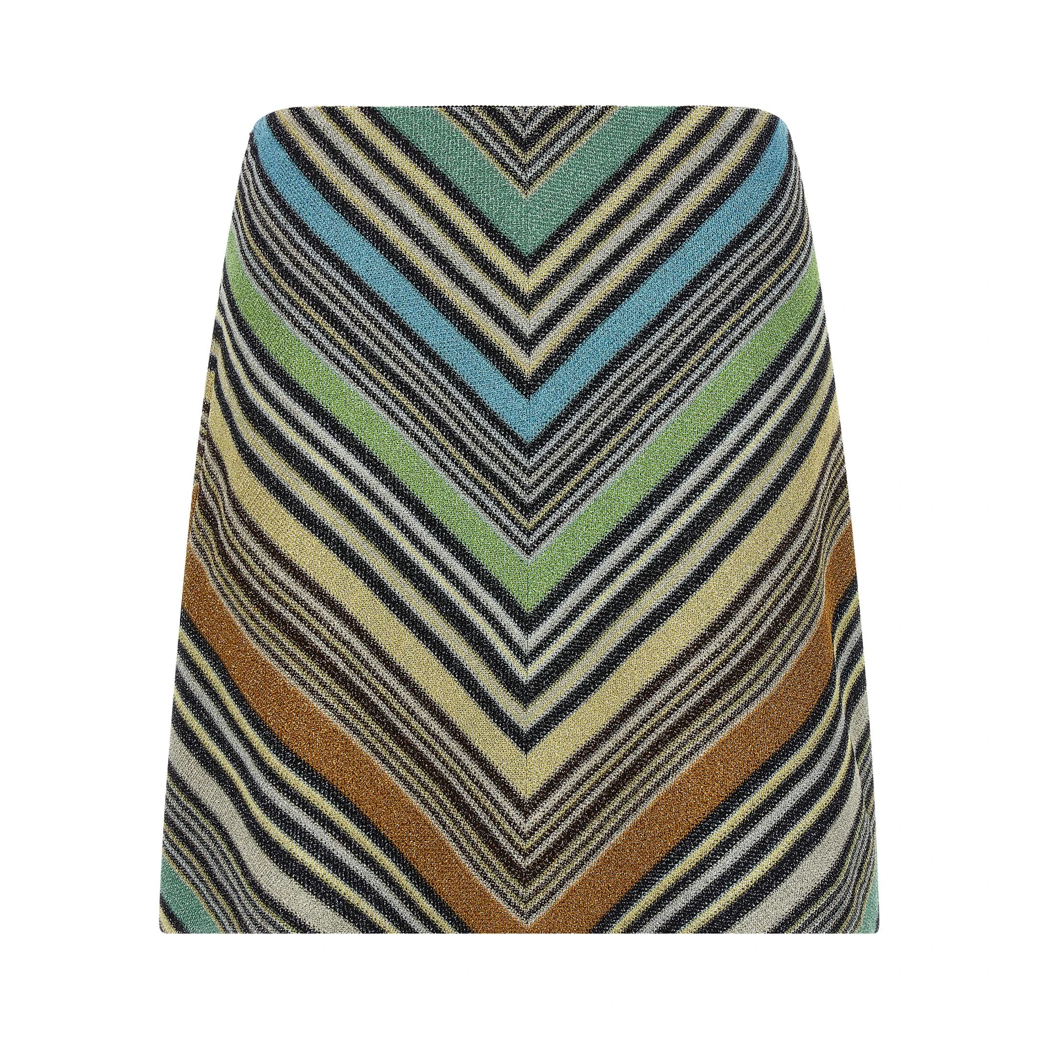 Multicolor Viscose Long Skirt