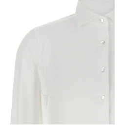 White Polyamide Blouse
