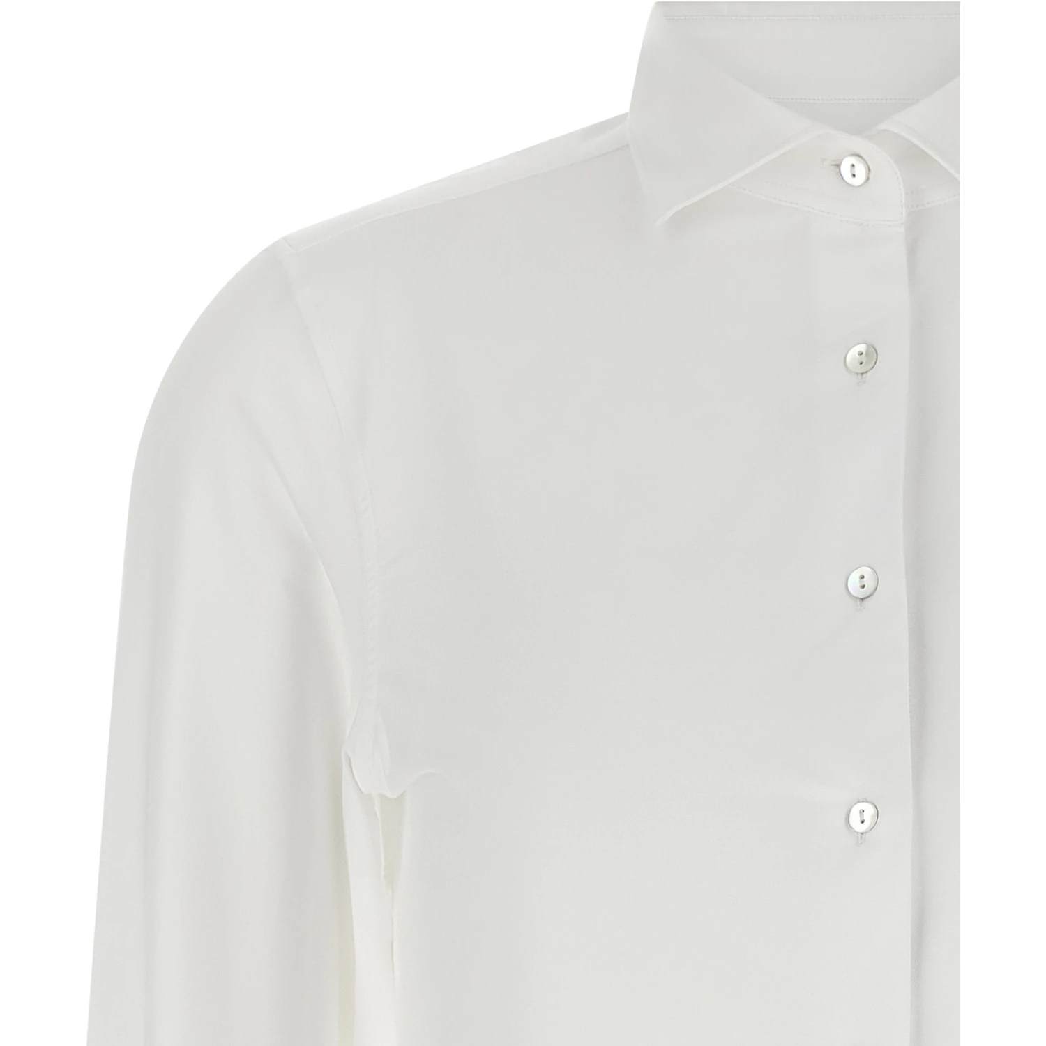 White Polyamide Blouse
