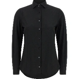 Black Polyamide Blouse