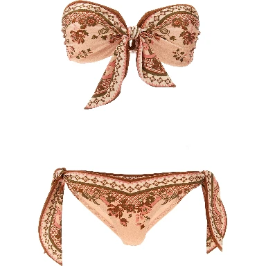 Multicolor Polyamide Bikini