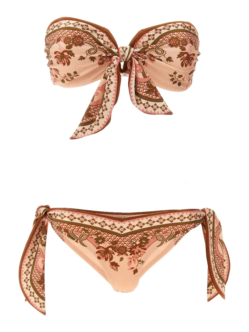Multicolor Polyamide Bikini