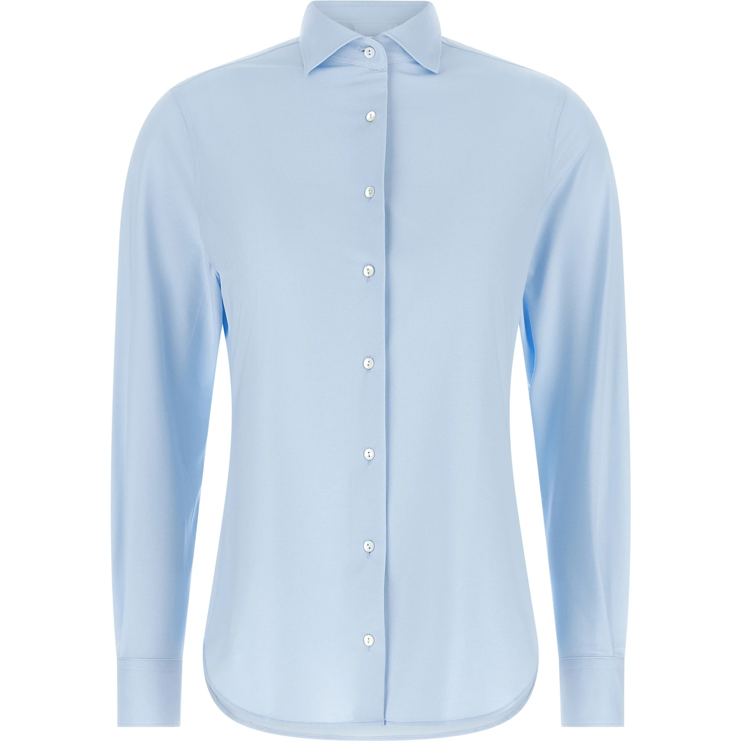 Blue Polyamide Blouse