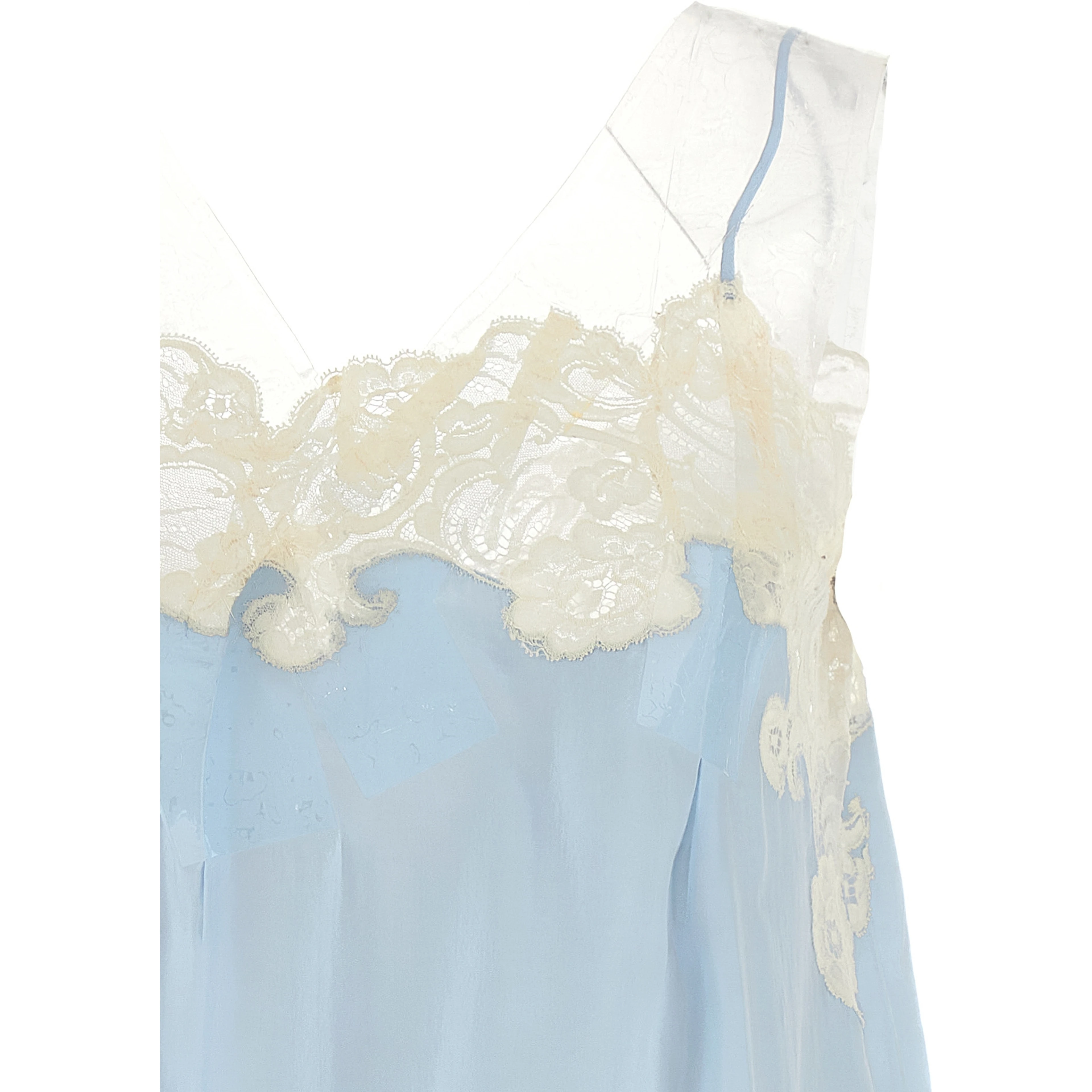 Blue Copper Short Dress