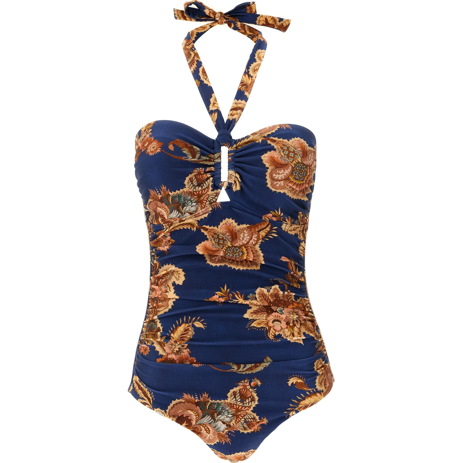 Multicolor Polyamide One-Piece Swimsuit