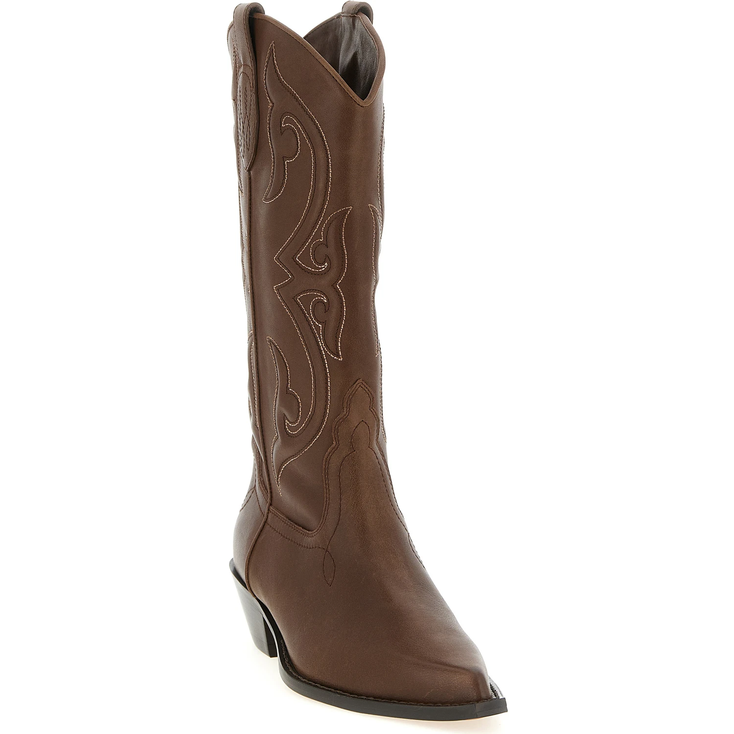Brown Calfskin Chelsea Boots