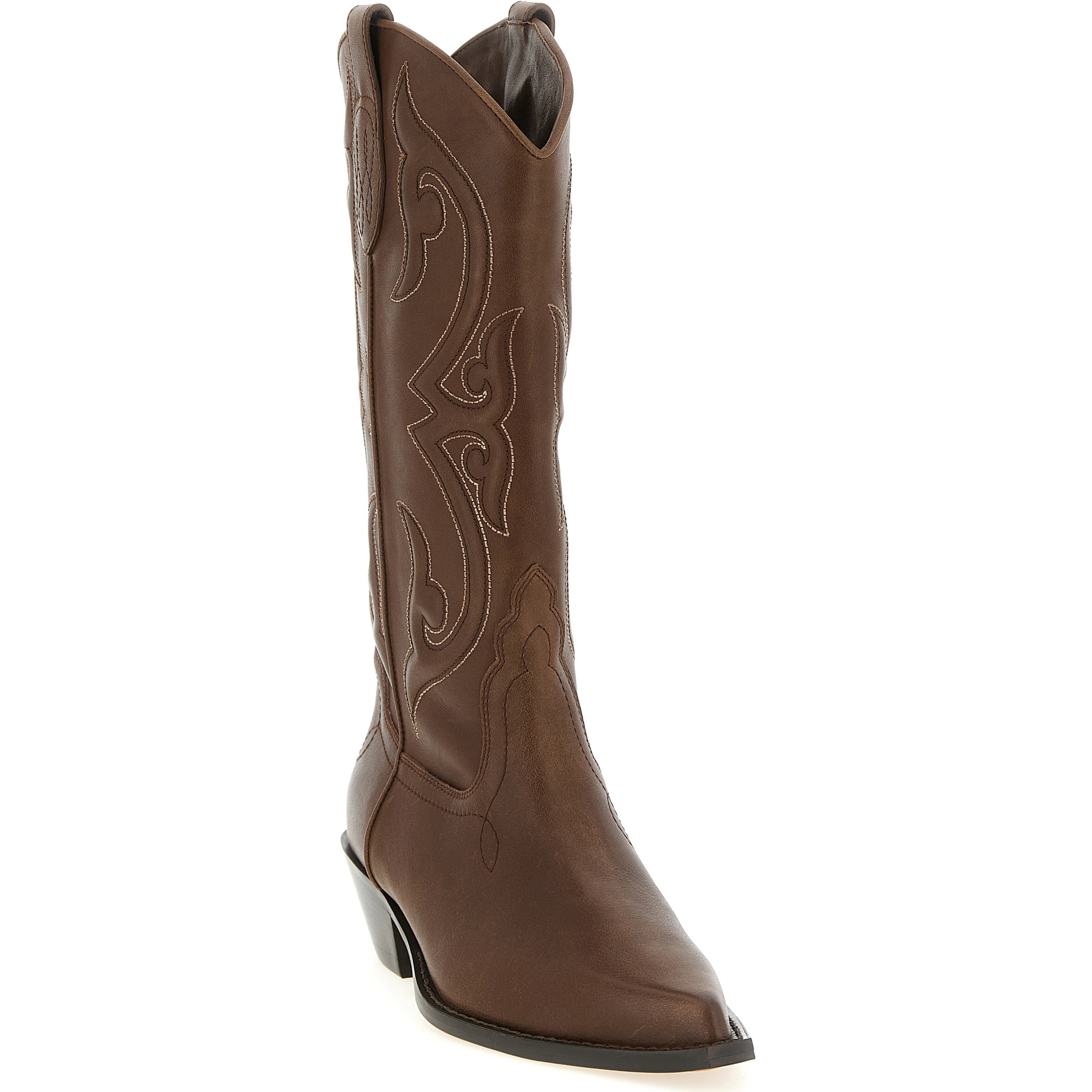Brown Calfskin Chelsea Boots