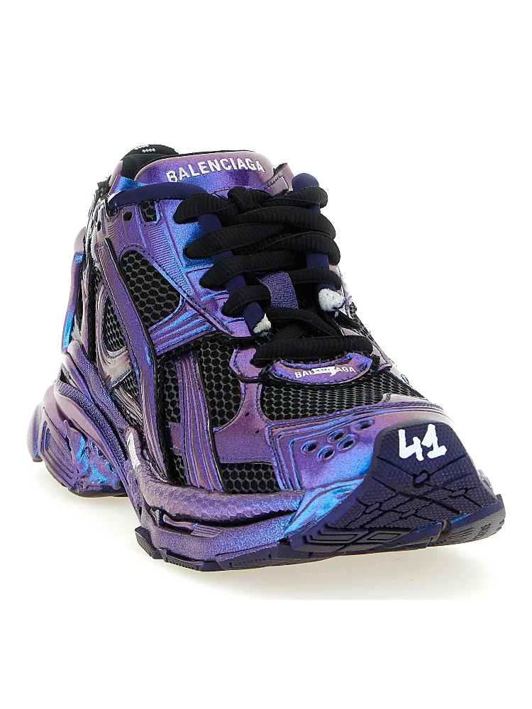 Blue Polyethylene Athletic Sneakers alternative