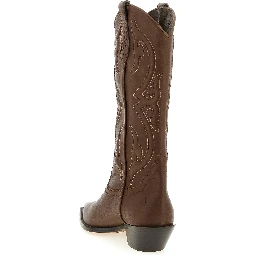 Brown Calfskin Chelsea Boots