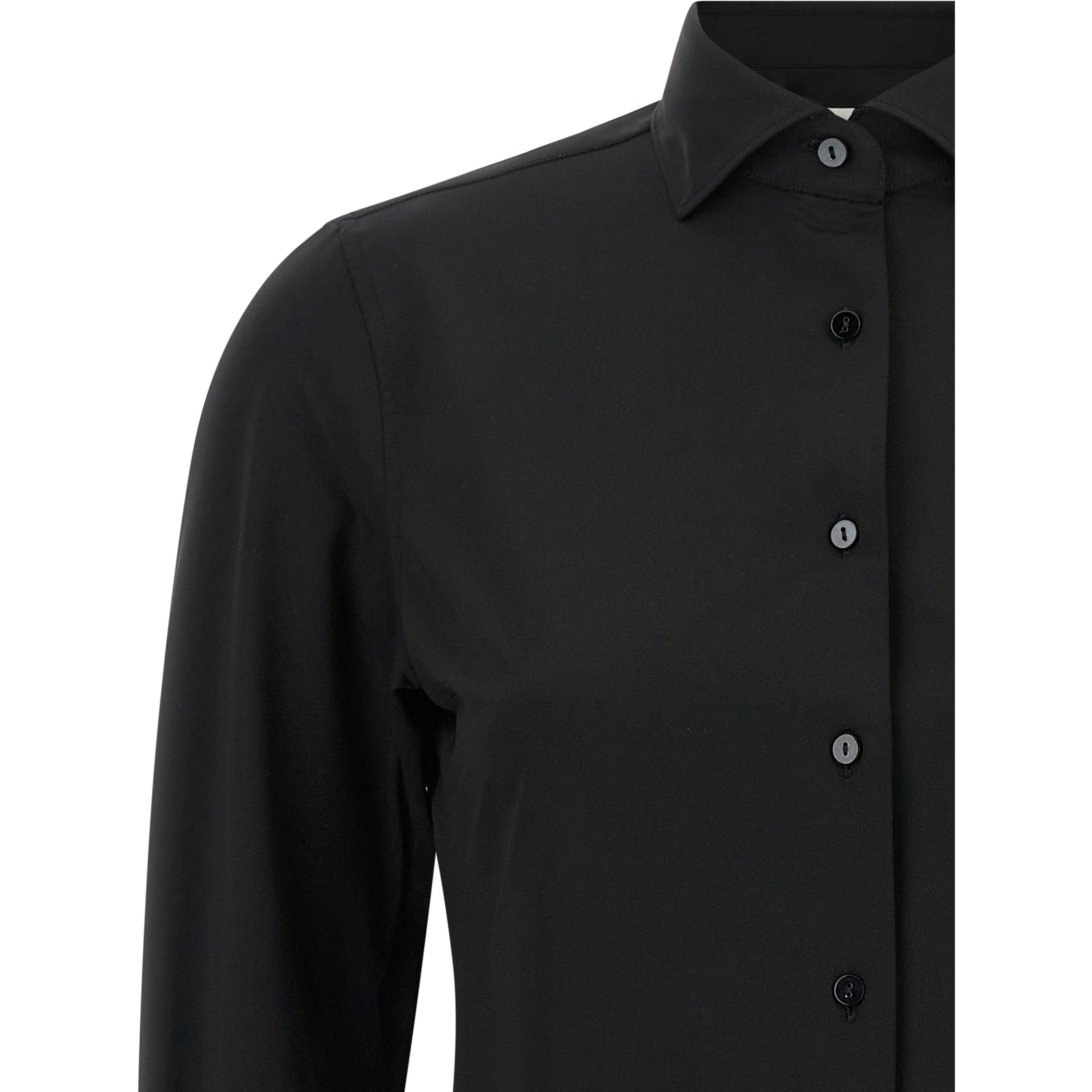 Black Polyamide Blouse