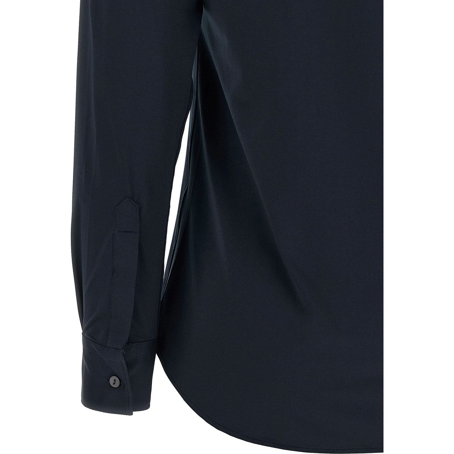 Blue Polyamide Blouse