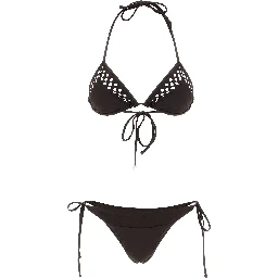 Brown Polyamide Bikini
