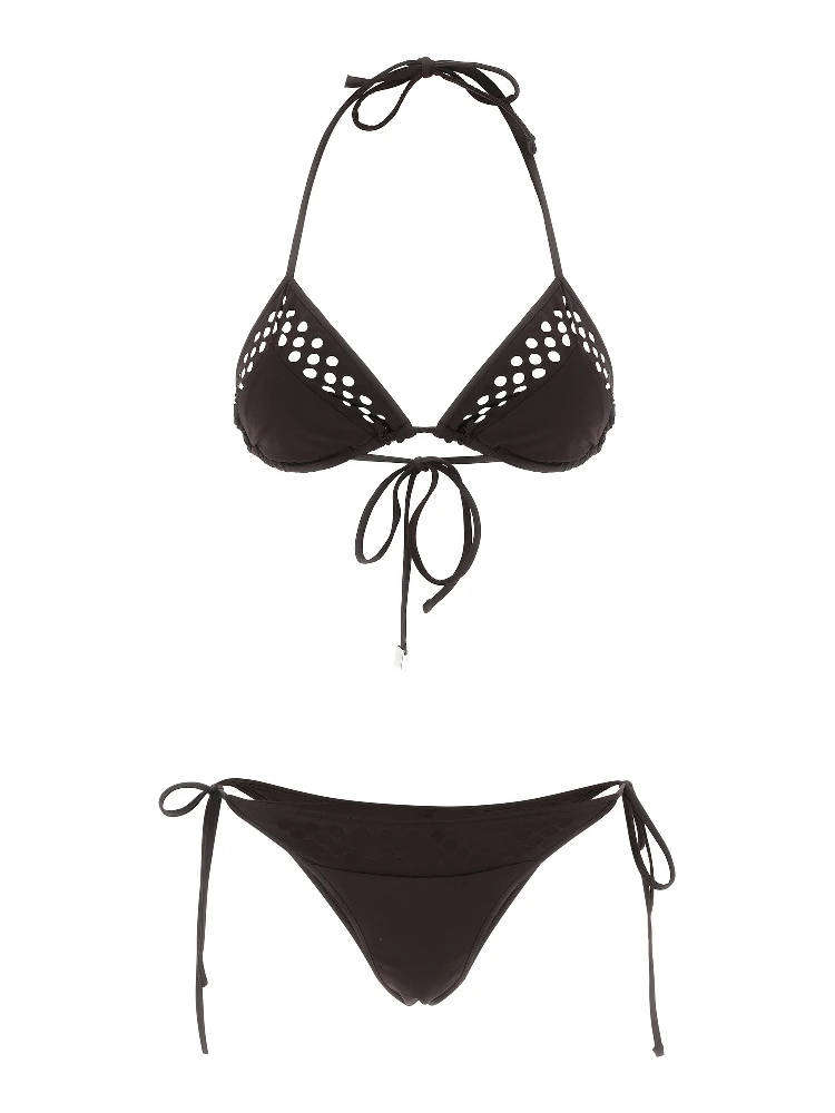 Brown Polyamide Bikini