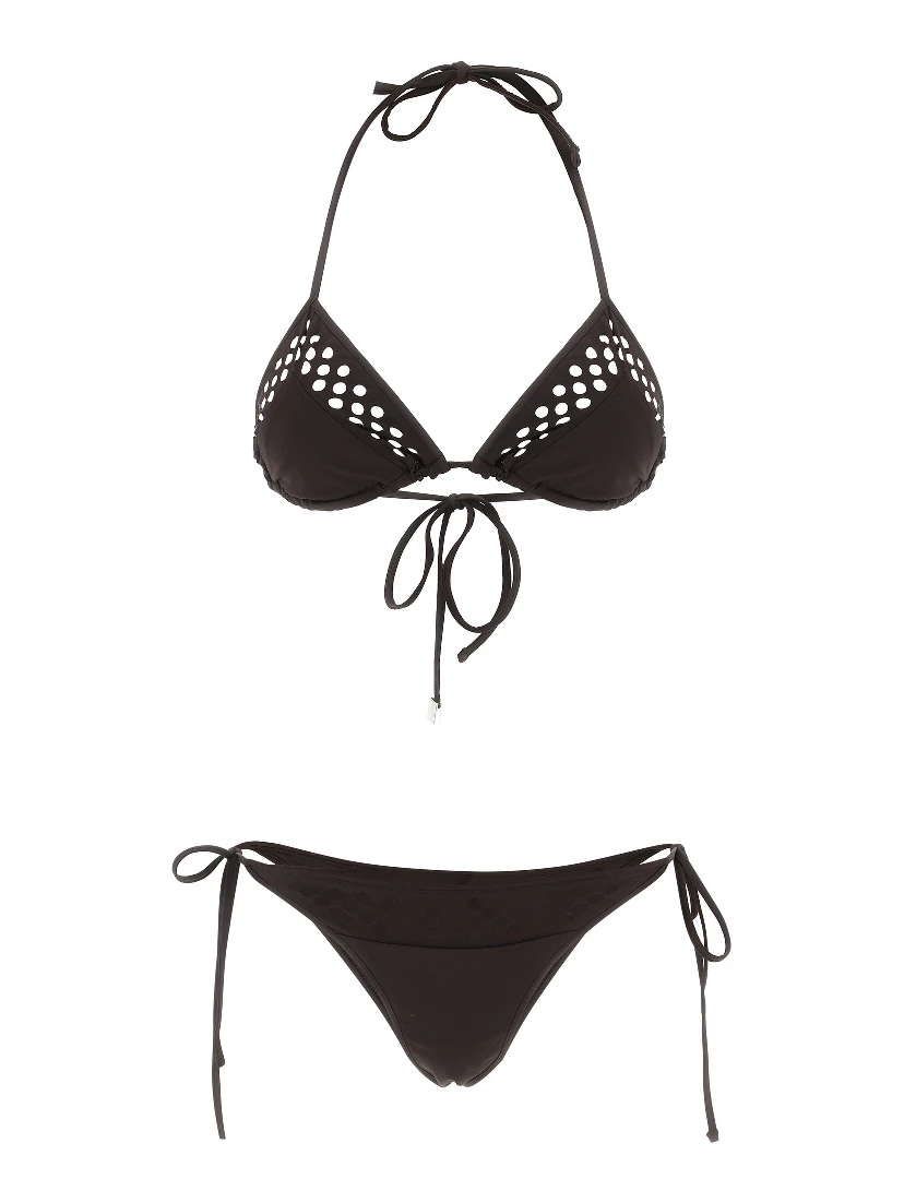 Brown Polyamide Bikini