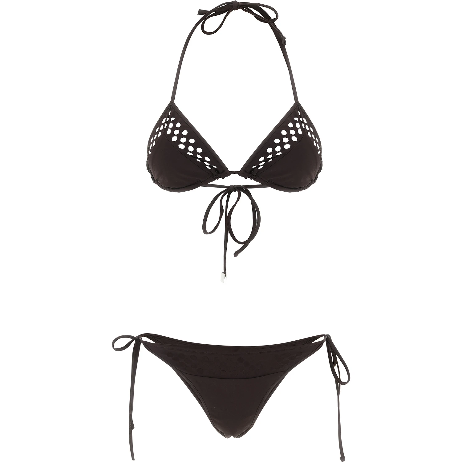 Brown Polyamide Bikini