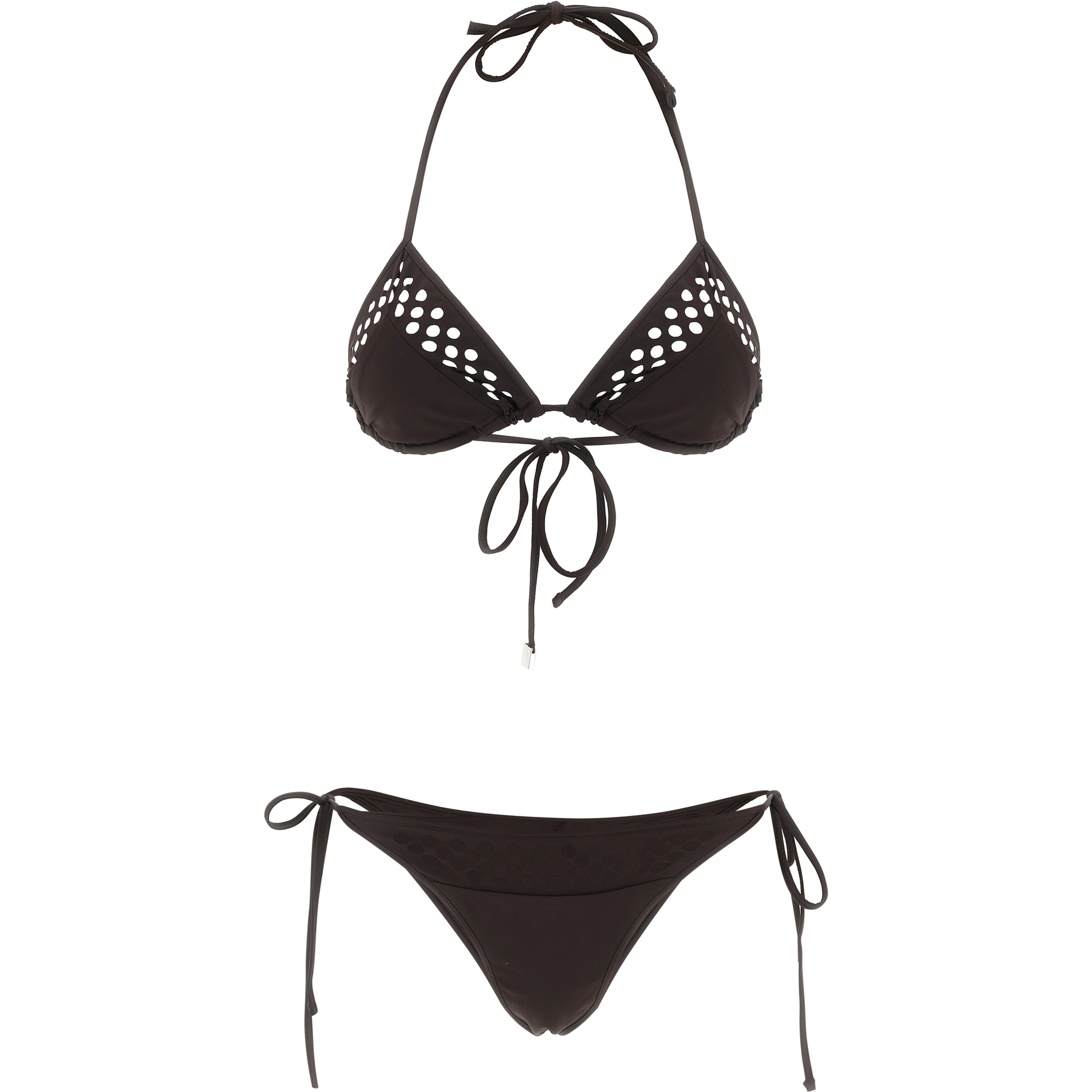 Brown Polyamide Bikini