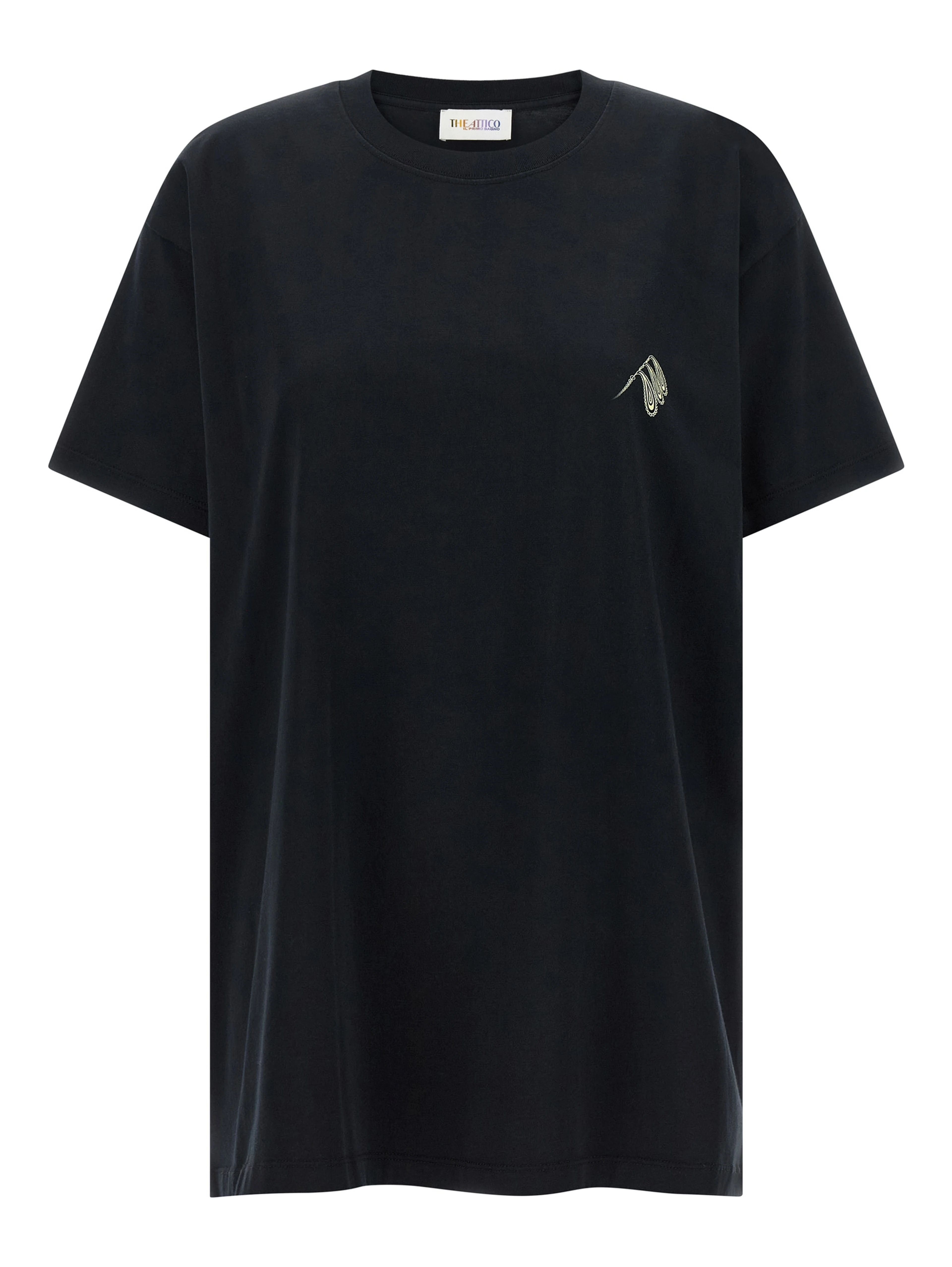 Black Cotton T-Shirt