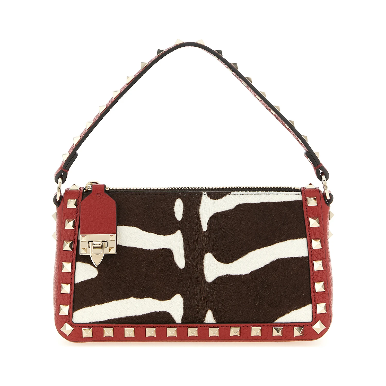 Multicolor Calfskin Shoulder Bag