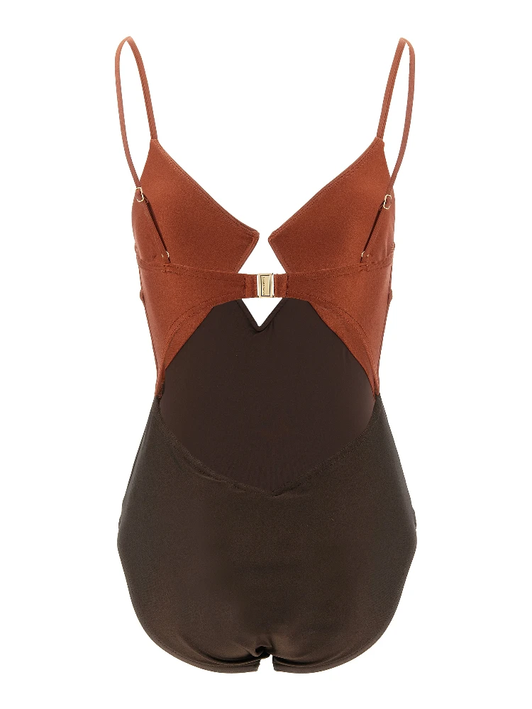 Brown Polyamide One-Piece Swimsuit alternative