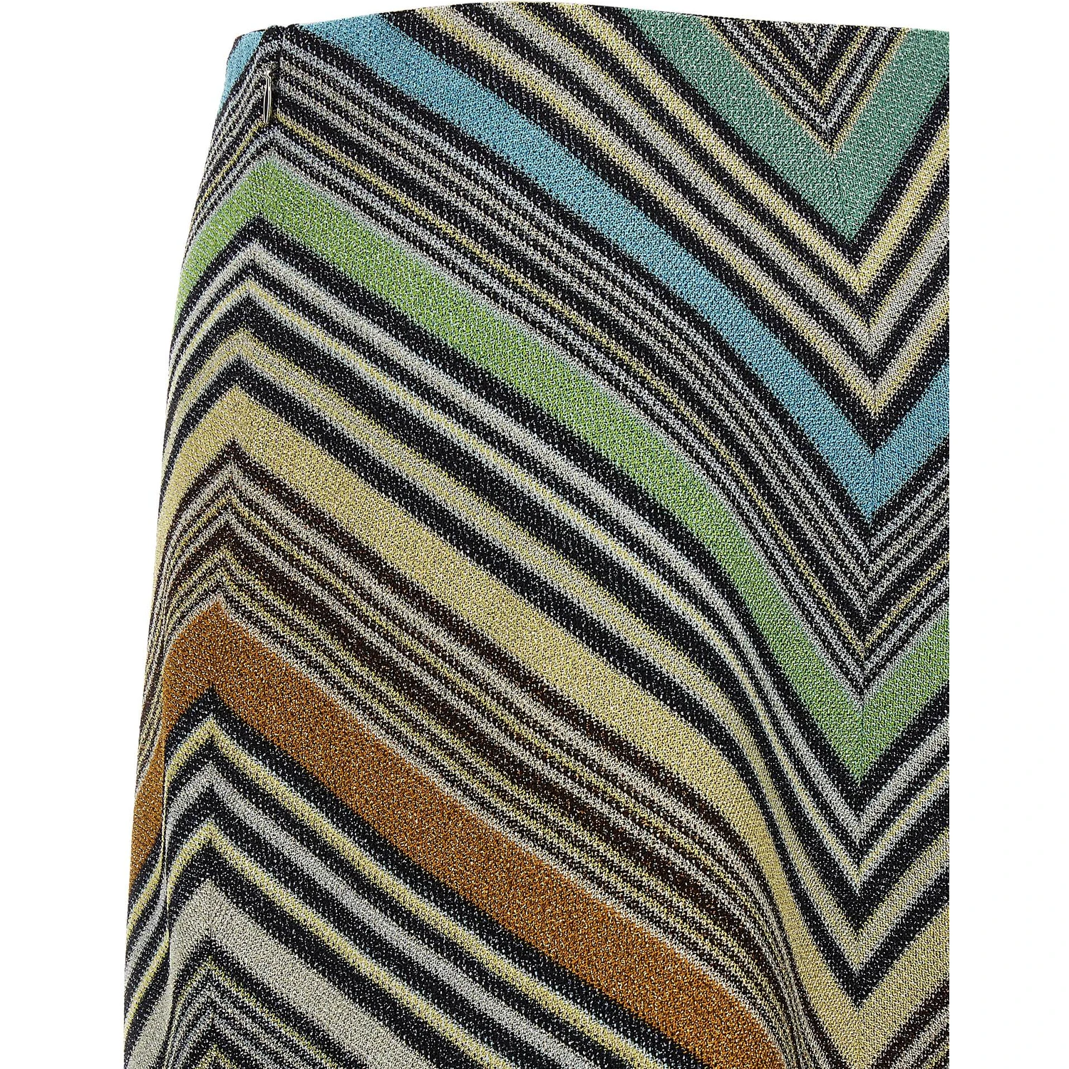 Multicolor Viscose Long Skirt