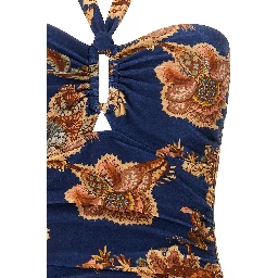 Multicolor Polyamide One-Piece Swimsuit