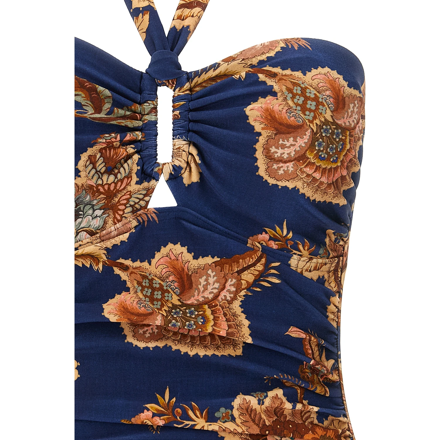 Multicolor Polyamide One-Piece Swimsuit