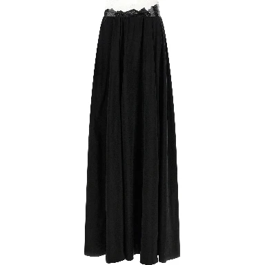 Black Copper Mini Skirt