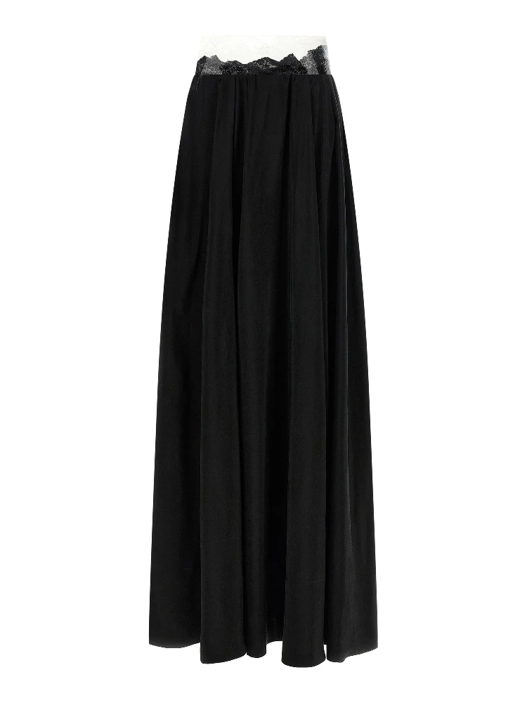 Black Copper Mini Skirt